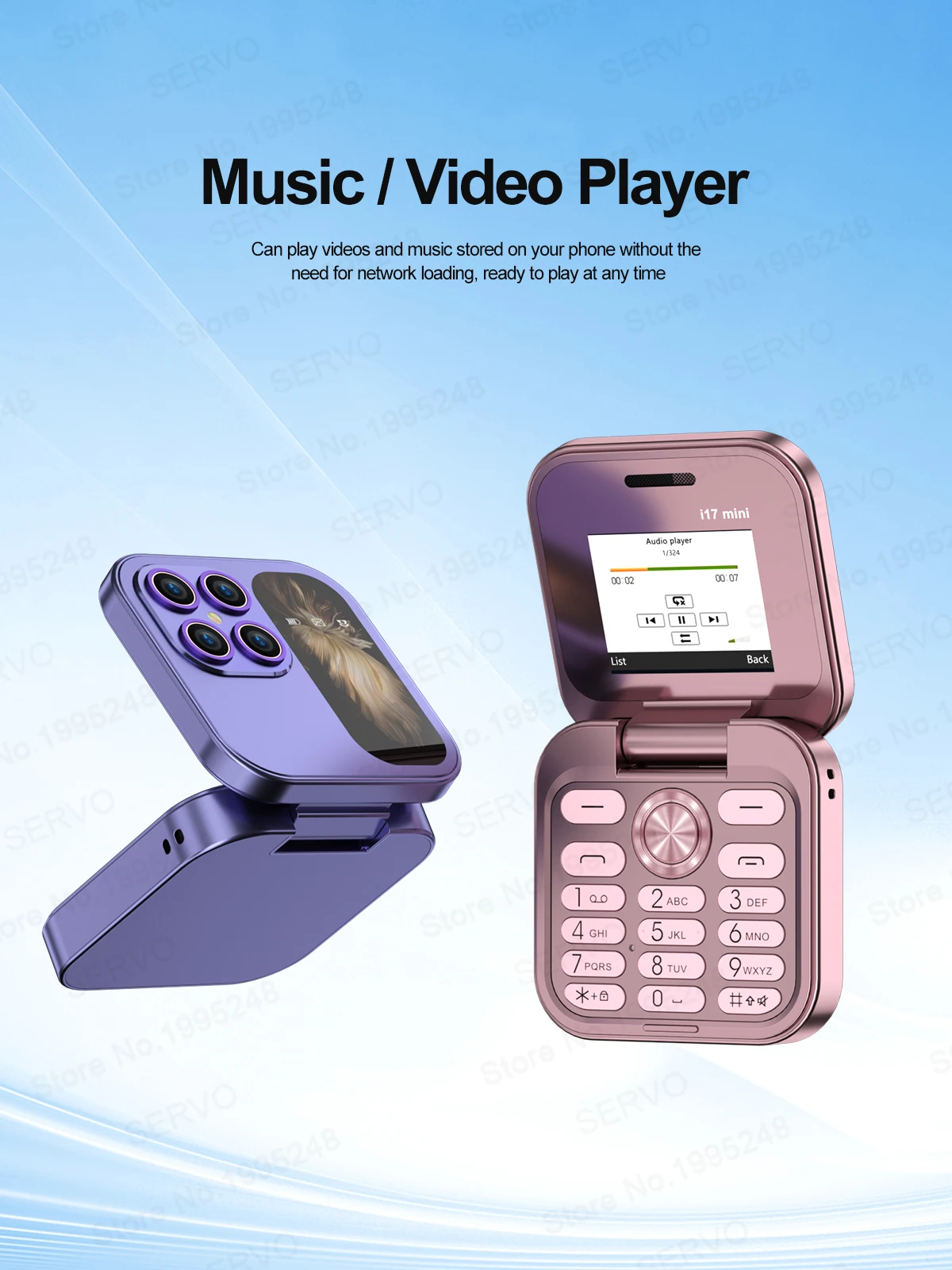 2024 NEW SERVO i17 Mini Dual SIM Small Flip Mobile Phone 2G GSM Speed Dial Magic Voice 1.77-inch Compact Foldable Celular Phones 2024 NEW SERVO i17 Mini Dual SIM Small Flip Mobile Phone 2G GSM Speed Dial Magic Voice 1.77-inch Compact Foldable Celular Phones