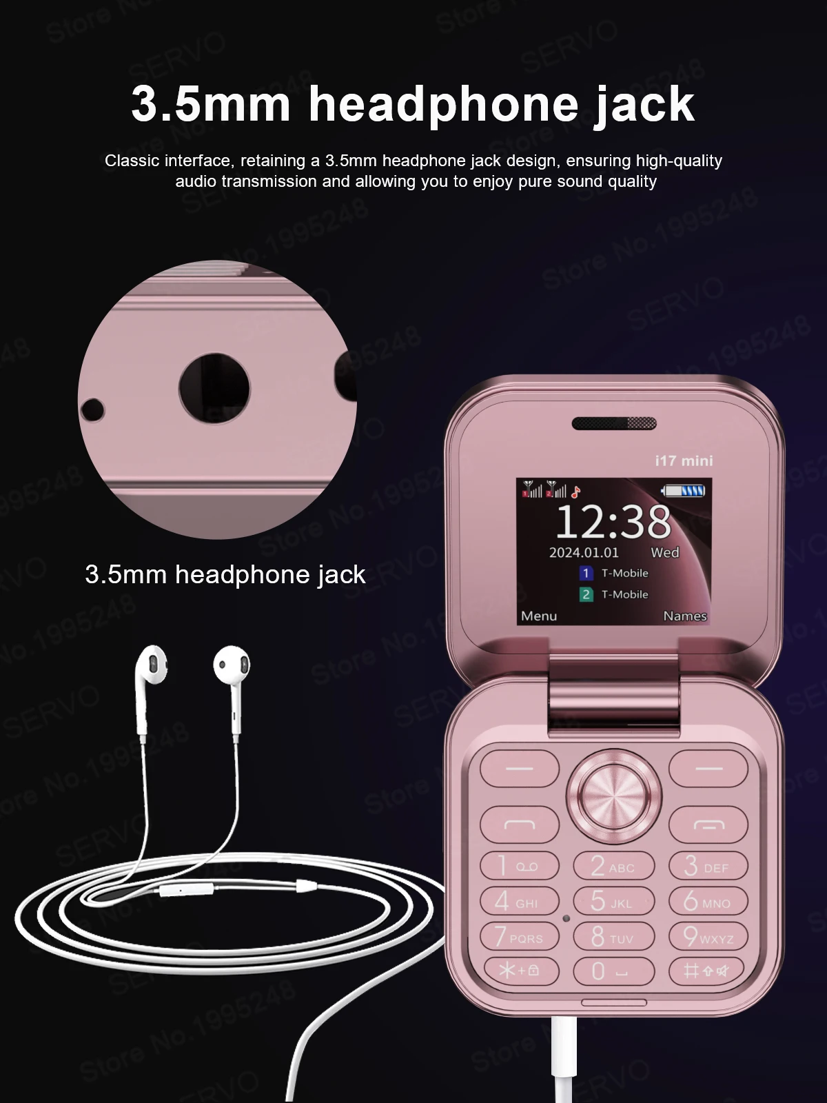 2024 NEW SERVO i17 Mini Dual SIM Small Flip Mobile Phone 2G GSM Speed Dial Magic Voice 1.77-inch Compact Foldable Celular Phones 2024 NEW SERVO i17 Mini Dual SIM Small Flip Mobile Phone 2G GSM Speed Dial Magic Voice 1.77-inch Compact Foldable Celular Phones