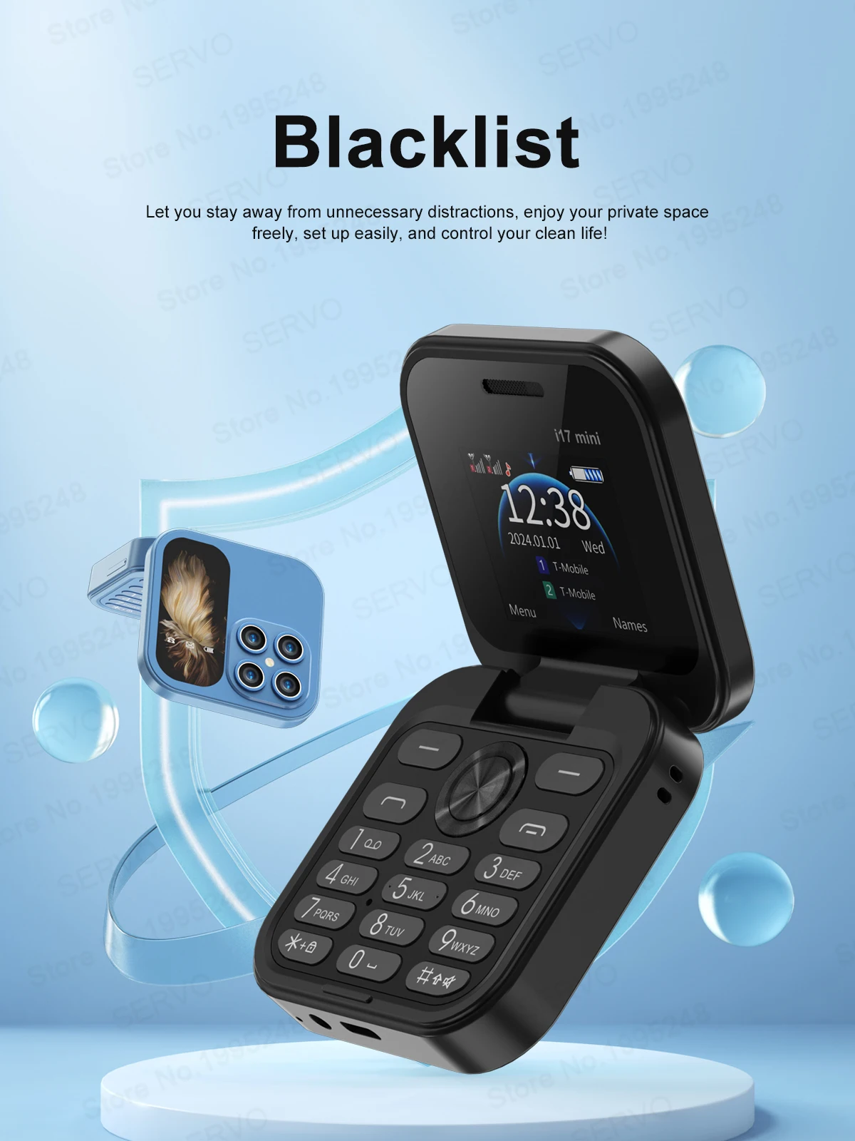 2024 NEW SERVO i17 Mini Dual SIM Small Flip Mobile Phone 2G GSM Speed Dial Magic Voice 1.77-inch Compact Foldable Celular Phones 2024 NEW SERVO i17 Mini Dual SIM Small Flip Mobile Phone 2G GSM Speed Dial Magic Voice 1.77-inch Compact Foldable Celular Phones