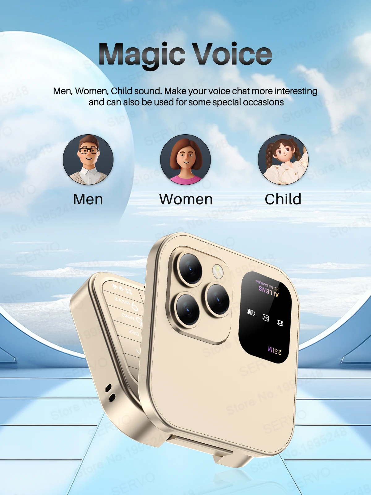 SERVO i16 Pro Mini Fold Mobile Phone Dual SIM Card FM Radio Vibration Magic Voice Blacklist Speed Dial 1.77''Screen Square Phone SERVO i16 Pro Mini Fold Mobile Phone Dual SIM Card FM Radio Vibration Magic Voice Blacklist Speed Dial 1.77''Screen Square Phone