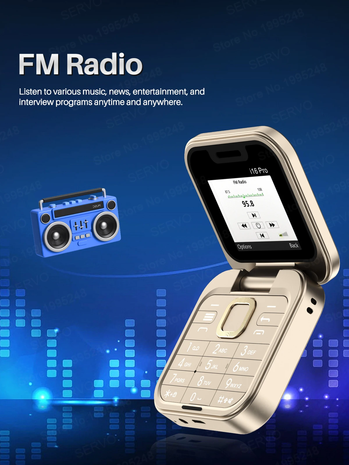SERVO i16 Pro Mini Fold Mobile Phone Dual SIM Card FM Radio Vibration Magic Voice Blacklist Speed Dial 1.77''Screen Square Phone SERVO i16 Pro Mini Fold Mobile Phone Dual SIM Card FM Radio Vibration Magic Voice Blacklist Speed Dial 1.77''Screen Square Phone