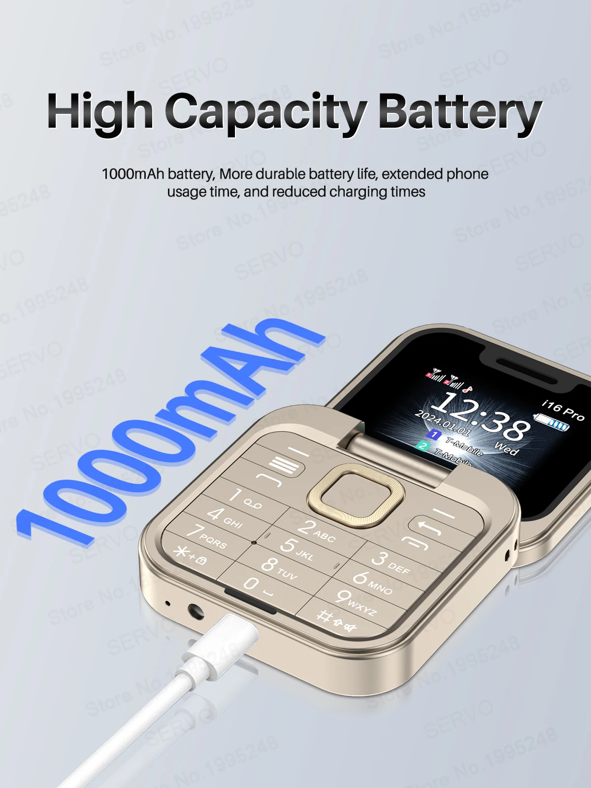 SERVO i16 Pro Mini Fold Mobile Phone Dual SIM Card FM Radio Vibration Magic Voice Blacklist Speed Dial 1.77''Screen Square Phone SERVO i16 Pro Mini Fold Mobile Phone Dual SIM Card FM Radio Vibration Magic Voice Blacklist Speed Dial 1.77''Screen Square Phone