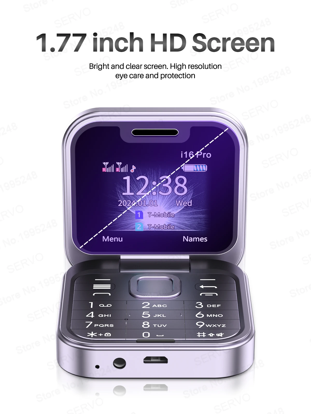 SERVO i16 Pro Mini Fold Mobile Phone Dual SIM Card FM Radio Vibration Magic Voice Blacklist Speed Dial 1.77''Screen Square Phone SERVO i16 Pro Mini Fold Mobile Phone Dual SIM Card FM Radio Vibration Magic Voice Blacklist Speed Dial 1.77''Screen Square Phone