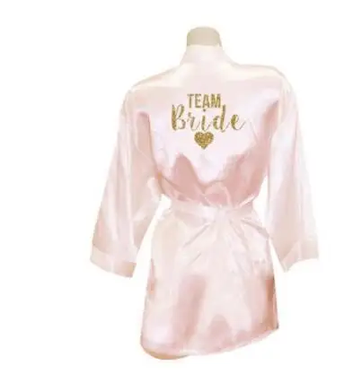 2019 New Bridesmaid Robes Robes Bridal Robes Light Pink Satin Robe Bridesmaid Robes Wedding 2019 New Bridesmaid Robes Robes Bridal Robes Light Pink Satin Robe Bridesmaid Robes Wedding