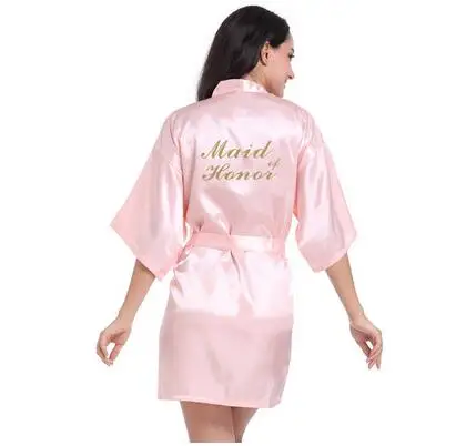 2019 New Bridesmaid Robes Robes Bridal Robes Light Pink Satin Robe Bridesmaid Robes Wedding 2019 New Bridesmaid Robes Robes Bridal Robes Light Pink Satin Robe Bridesmaid Robes Wedding