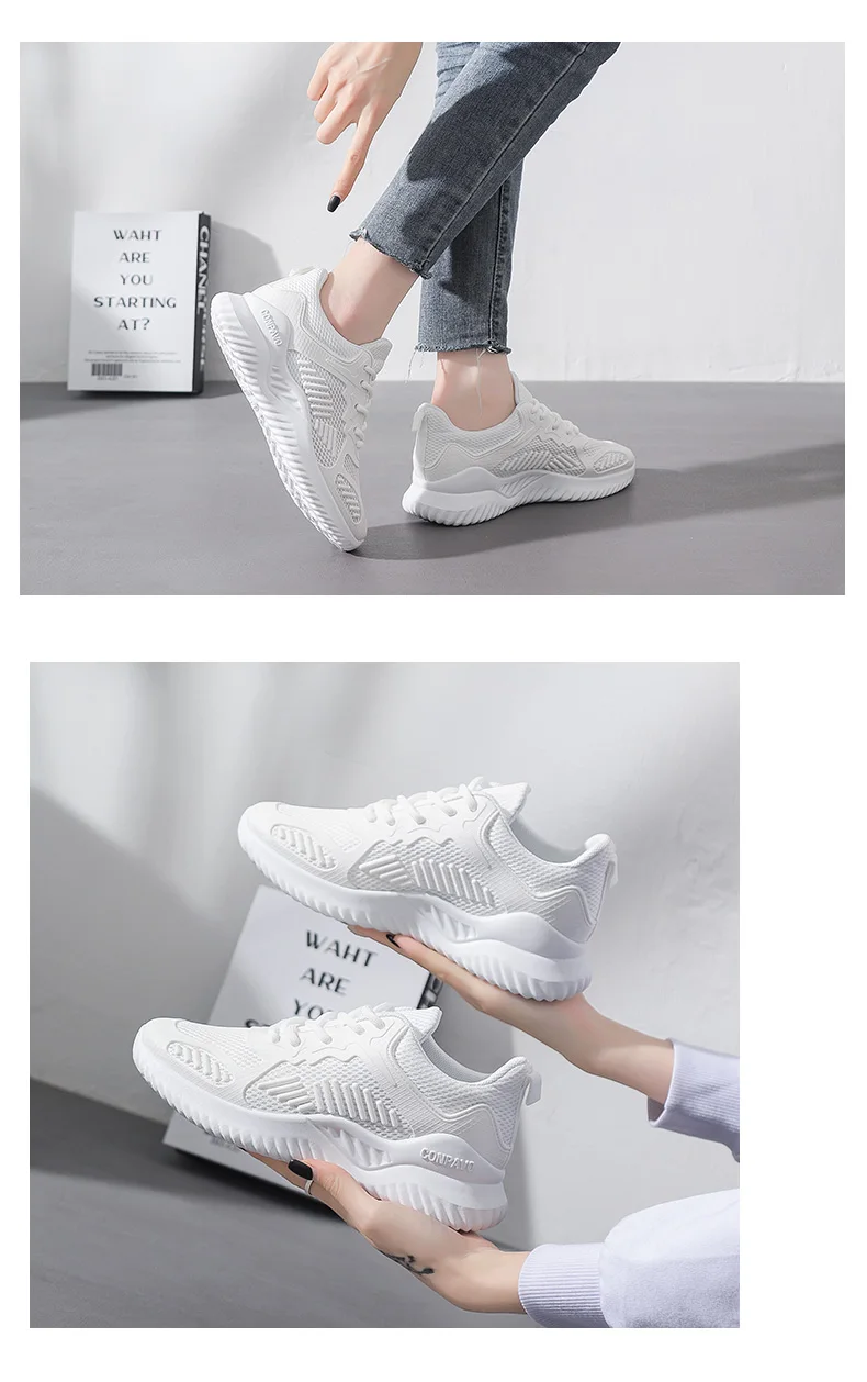 New sports women's shoes coconut running shoes wild breathable single net shoes women fashion trend New sports women's shoes coconut running shoes wild breathable single net shoes women fashion trend