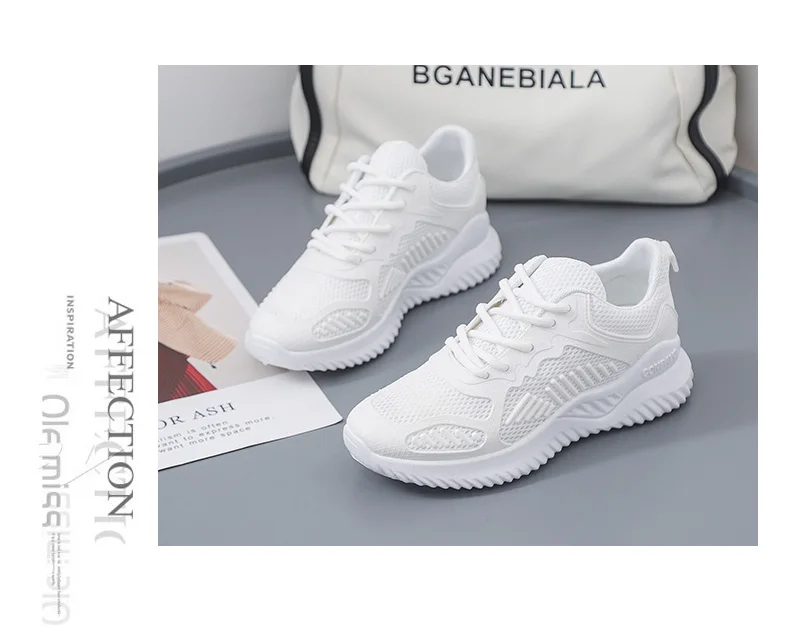 New sports women's shoes coconut running shoes wild breathable single net shoes women fashion trend New sports women's shoes coconut running shoes wild breathable single net shoes women fashion trend