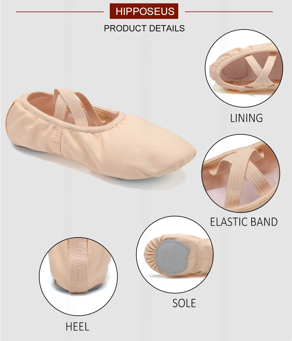 Ballet Shoes Girls Canvas Flats Ballet Dancing Slippers Dance Shoes For Adult Women Kids Yoga Classic Split-Sole Soft Leather Ballet Shoes Girls Canvas Flats Ballet Dancing Slippers Dance Shoes For Adult Women Kids Yoga Classic Split-Sole Soft Leather