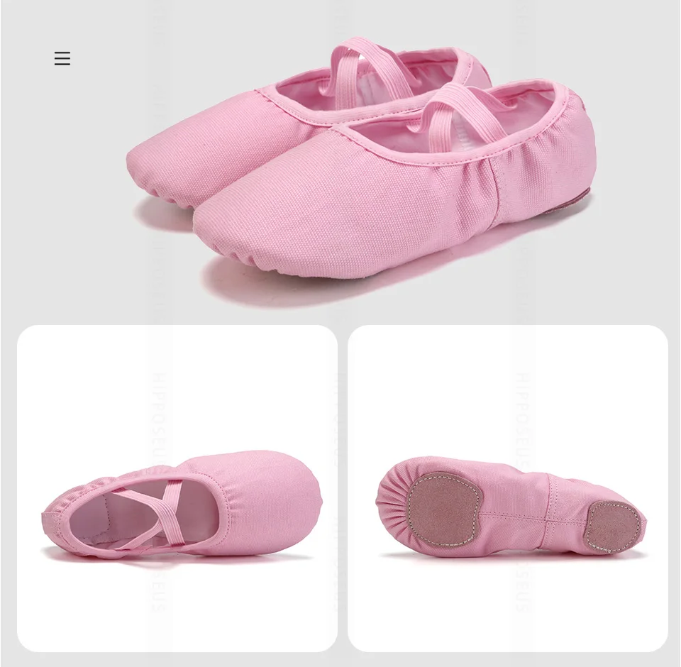 Ballet Shoes Girls Canvas Flats Ballet Dancing Slippers Dance Shoes For Adult Women Kids Yoga Classic Split-Sole Soft Leather Ballet Shoes Girls Canvas Flats Ballet Dancing Slippers Dance Shoes For Adult Women Kids Yoga Classic Split-Sole Soft Leather