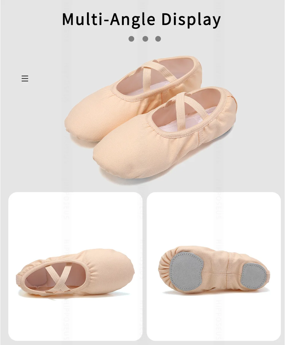 Ballet Shoes Girls Canvas Flats Ballet Dancing Slippers Dance Shoes For Adult Women Kids Yoga Classic Split-Sole Soft Leather Ballet Shoes Girls Canvas Flats Ballet Dancing Slippers Dance Shoes For Adult Women Kids Yoga Classic Split-Sole Soft Leather