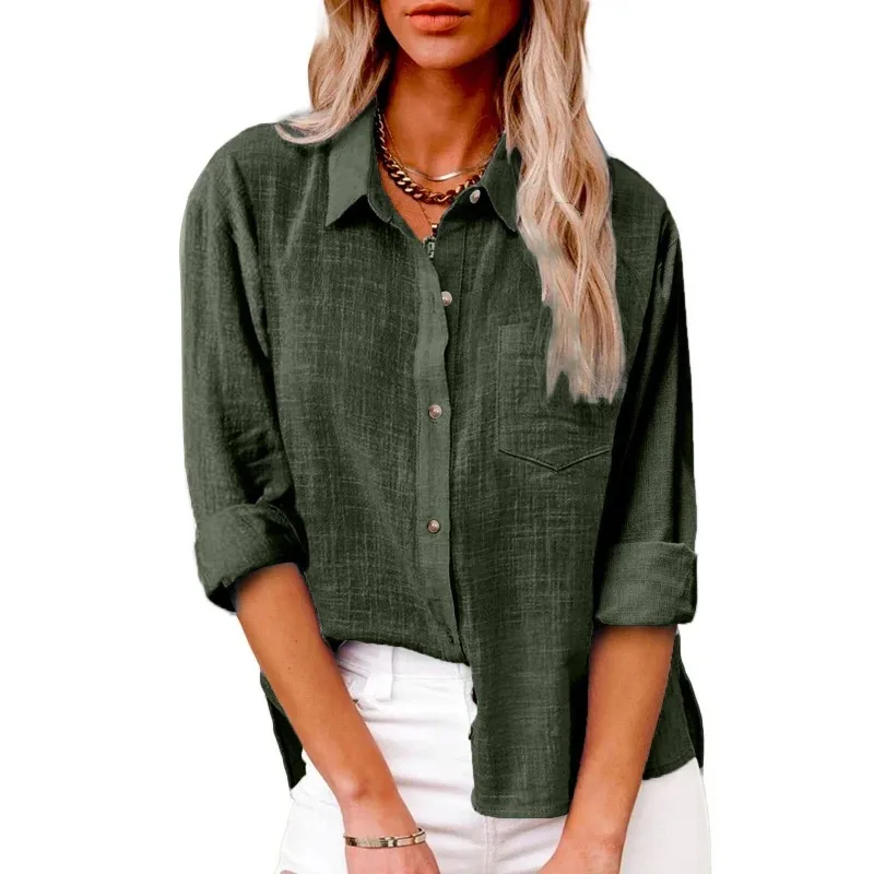 Cotton Linen Long Sleeve Shirts for Women Clothing Y2k Tops Vintage Fashion Clothes Tshirt Elegant Casual Tees Streetwear Cotton Linen Long Sleeve Shirts for Women Clothing Y2k Tops Vintage Fashion Clothes Tshirt Elegant Casual Tees Streetwear