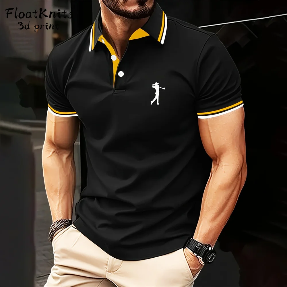Golf Clothing Fashion Short Sleeve Tee Polo Shirts for Men Summer T Shirt Man New in Tops & Tees Trendy Lapel Polo Business Tops Golf Clothing Fashion Short Sleeve Tee Polo Shirts for Men Summer T Shirt Man New in Tops & Tees Trendy Lapel Polo Business Tops