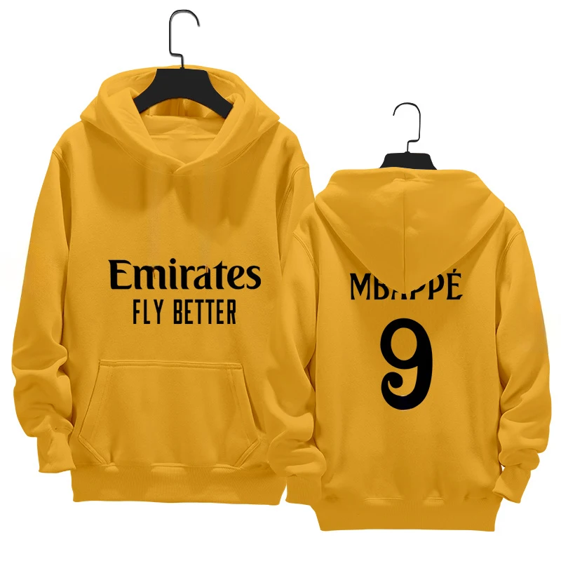 New Men Pure Cotton Hoodie Children's Adult Autumn/Winter Street Fashion Top 24/25 Madrid No.9 Long Sleeve Sports Leisure Shirt New Men Pure Cotton Hoodie Children's Adult Autumn/Winter Street Fashion Top 24/25 Madrid No.9 Long Sleeve Sports Leisure Shirt