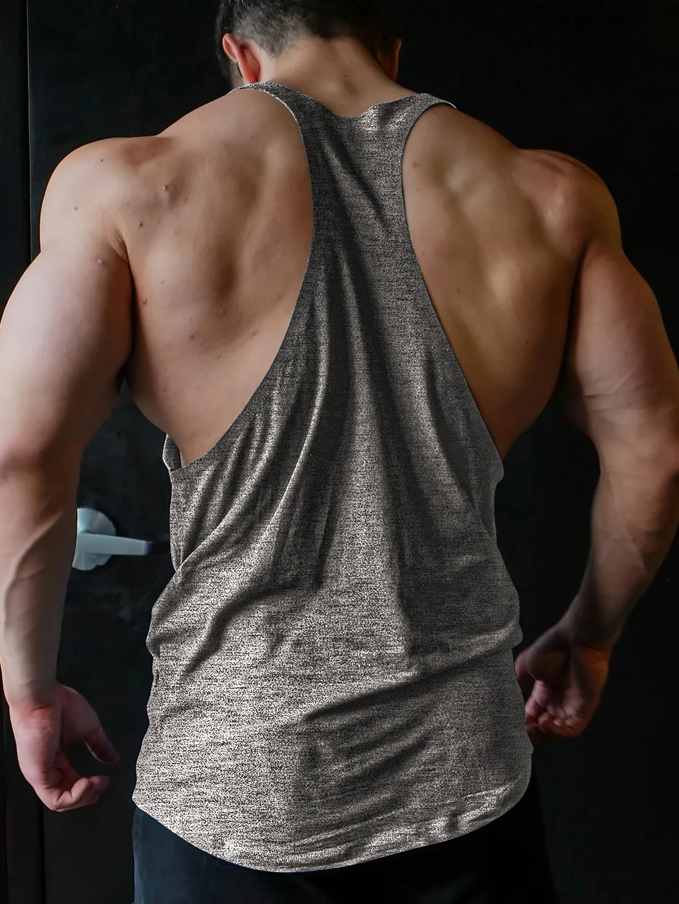 Cross-border European Size Alpha Men's Printed Round-neck Fitness Vest, Undershirt, Muscle Quick-drying Basketball Vest Cross-border European Size Alpha Men's Printed Round-neck Fitness Vest, Undershirt, Muscle Quick-drying Basketball Vest