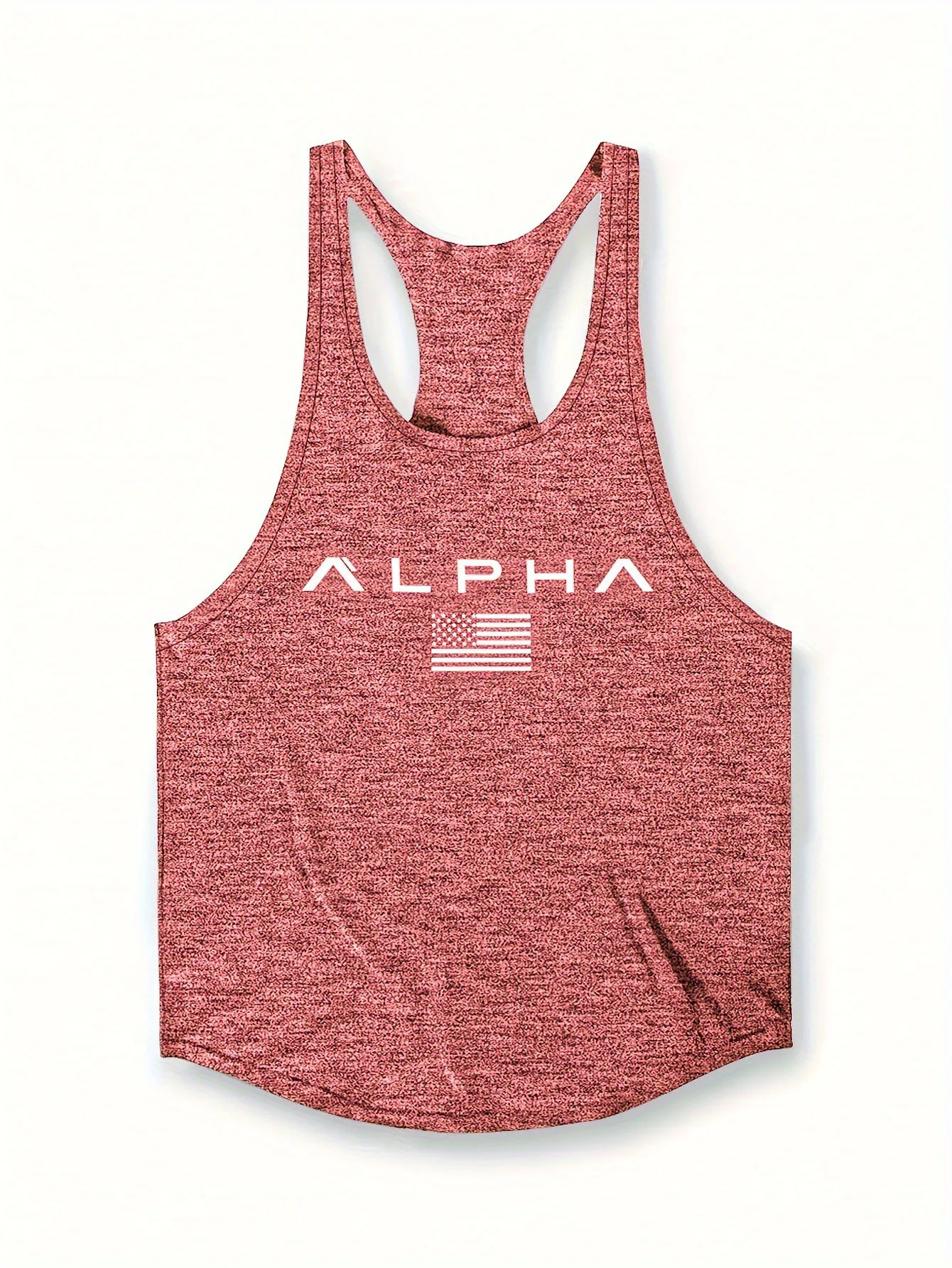 Cross-border European Size Alpha Men's Printed Round-neck Fitness Vest, Undershirt, Muscle Quick-drying Basketball Vest Cross-border European Size Alpha Men's Printed Round-neck Fitness Vest, Undershirt, Muscle Quick-drying Basketball Vest