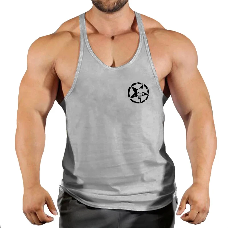 Singlet Men Bodybuilding and Fitness Stringer Gym Clothes Undershirt Shirt Tank Top Vest Clothing Man Gyms Singlets Muscular Singlet Men Bodybuilding and Fitness Stringer Gym Clothes Undershirt Shirt Tank Top Vest Clothing Man Gyms Singlets Muscular