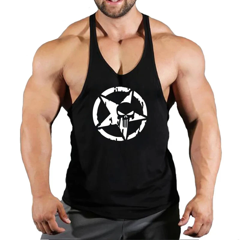 Singlet Men Bodybuilding and Fitness Stringer Gym Clothes Undershirt Shirt Tank Top Vest Clothing Man Gyms Singlets Muscular Singlet Men Bodybuilding and Fitness Stringer Gym Clothes Undershirt Shirt Tank Top Vest Clothing Man Gyms Singlets Muscular