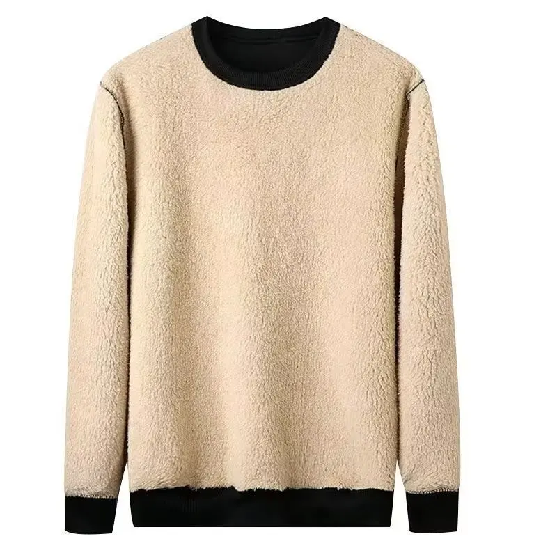Men's New Winter Warm Fleece Lined T Shirt Thick Crew Neck Solid Basic Pullover Sweatshirt Thermal Comf Underwear Tops Clothing Men's New Winter Warm Fleece Lined T Shirt Thick Crew Neck Solid Basic Pullover Sweatshirt Thermal Comf Underwear Tops Clothing