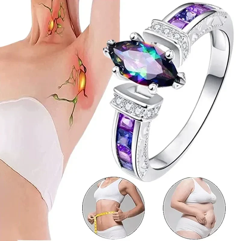 Women Torina Crystal Quartz Ionix Ionix Therapy Quartz Crystal For Weight Loss Lymph Drainage Magnetic Therapy Rings Women Torina Crystal Quartz Ionix Ionix Therapy Quartz Crystal For Weight Loss Lymph Drainage Magnetic Therapy Rings
