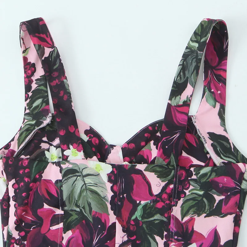 TRAF Womens Dresses Sleeveless Printed Dresses 2025 Woman Summer Corset Floral Dress Bodycon Backless Long Party Dress 088 TRAF Womens Dresses Sleeveless Printed Dresses 2025 Woman Summer Corset Floral Dress Bodycon Backless Long Party Dress 088