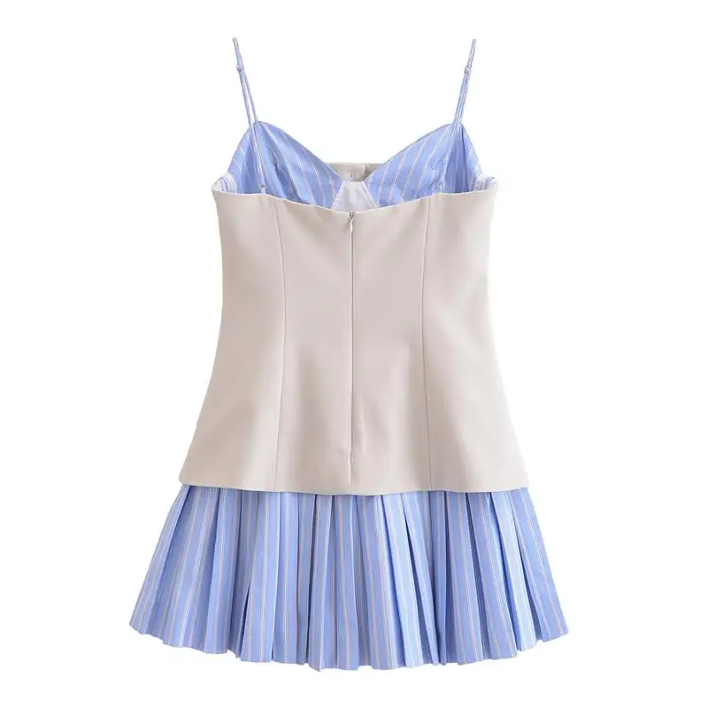 Dress Women's 2025 New Dresses Summer Chic Patchwork Sling Tube Top Slim Mini Elegant Holiday Women Dress Street Fashion Dresses Dress Women's 2025 New Dresses Summer Chic Patchwork Sling Tube Top Slim Mini Elegant Holiday Women Dress Street Fashion Dresses