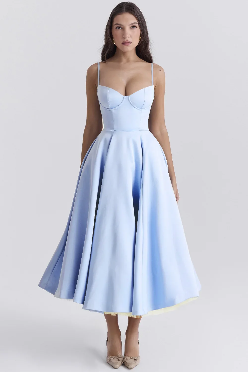 Women Elegant Temperament A-Line Long European And American Dress Princess Dress 2025 New Arrival Women Elegant Temperament A-Line Long European And American Dress Princess Dress 2025 New Arrival