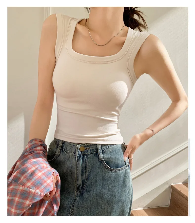 New Seamless Built-in Bra Tank Top for Women Sports Bra & Summer Sleeveless Shirt, Breathable Workout Vest with T-Shirt Combo New Seamless Built-in Bra Tank Top for Women Sports Bra & Summer Sleeveless Shirt, Breathable Workout Vest with T-Shirt Combo