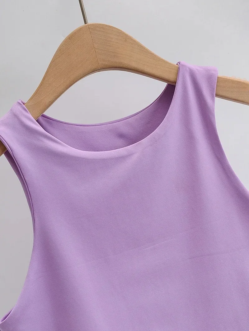 2025 Summer Fashion Women Sexy Slim Tops O-neck Sleeveless Double Nylon Ladies Good Quality Tank Tops 6 Colors 2025 Summer Fashion Women Sexy Slim Tops O-neck Sleeveless Double Nylon Ladies Good Quality Tank Tops 6 Colors