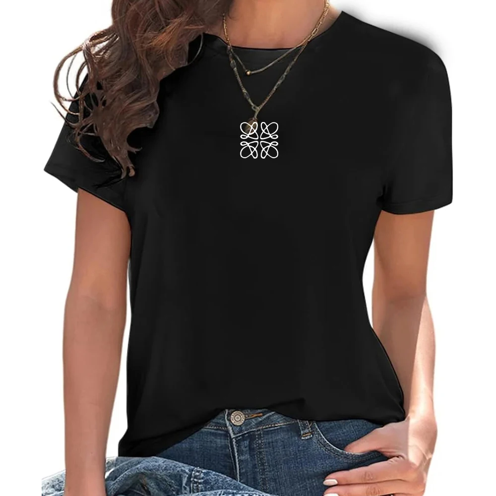 Women's Summer Cotton T-Shirt Alphabet Flower Shirt Fashion Printed Pattern T-Shirt Brand High Quality Short Sleeve Top Women's Summer Cotton T-Shirt Alphabet Flower Shirt Fashion Printed Pattern T-Shirt Brand High Quality Short Sleeve Top