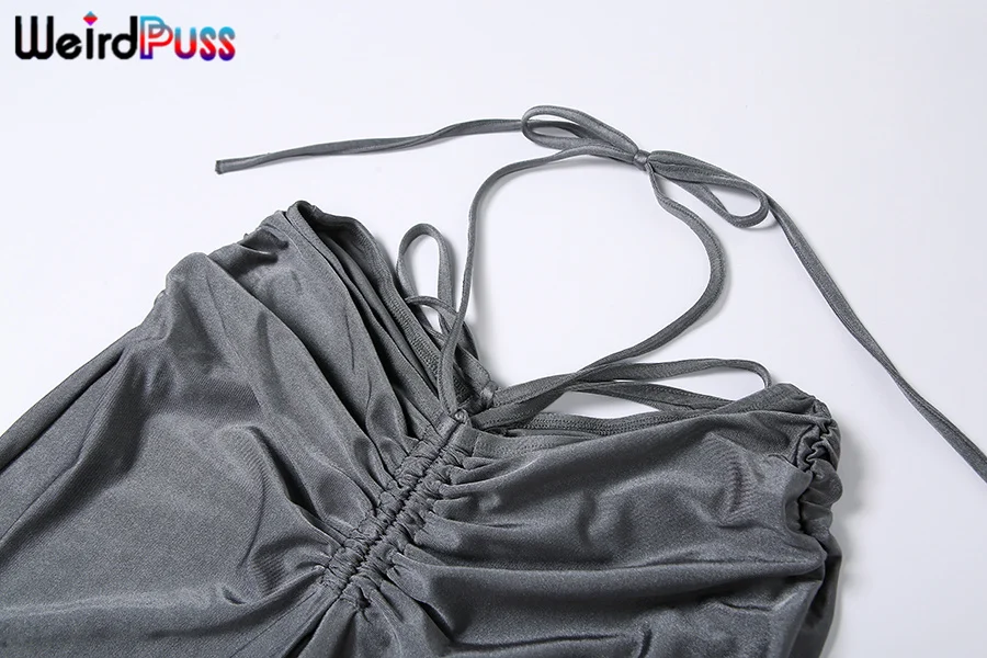 Weird Puss Y2K Low Waist Flare Pants Women Drawstring Ruched Long Trousers Elastic Casual Streetwear Fashion Bandage Bottoms Weird Puss Y2K Low Waist Flare Pants Women Drawstring Ruched Long Trousers Elastic Casual Streetwear Fashion Bandage Bottoms