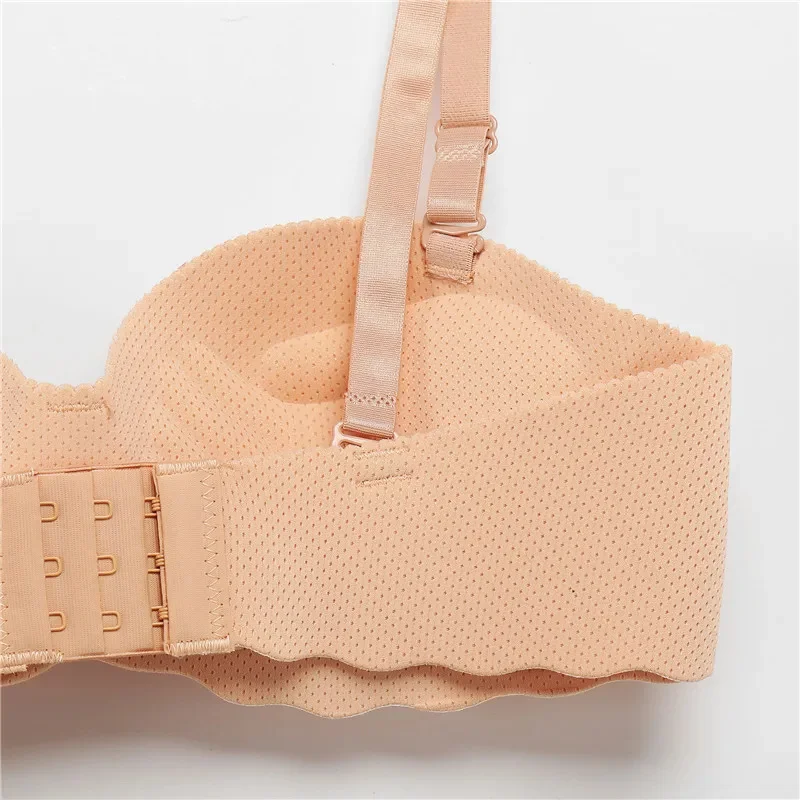 3PCS Women Push Up Backless Bras Sexy Wireless Solid Lingerie Female Detachable Straps Design For Party Wedding Gather Bralette 3PCS Women Push Up Backless Bras Sexy Wireless Solid Lingerie Female Detachable Straps Design For Party Wedding Gather Bralette