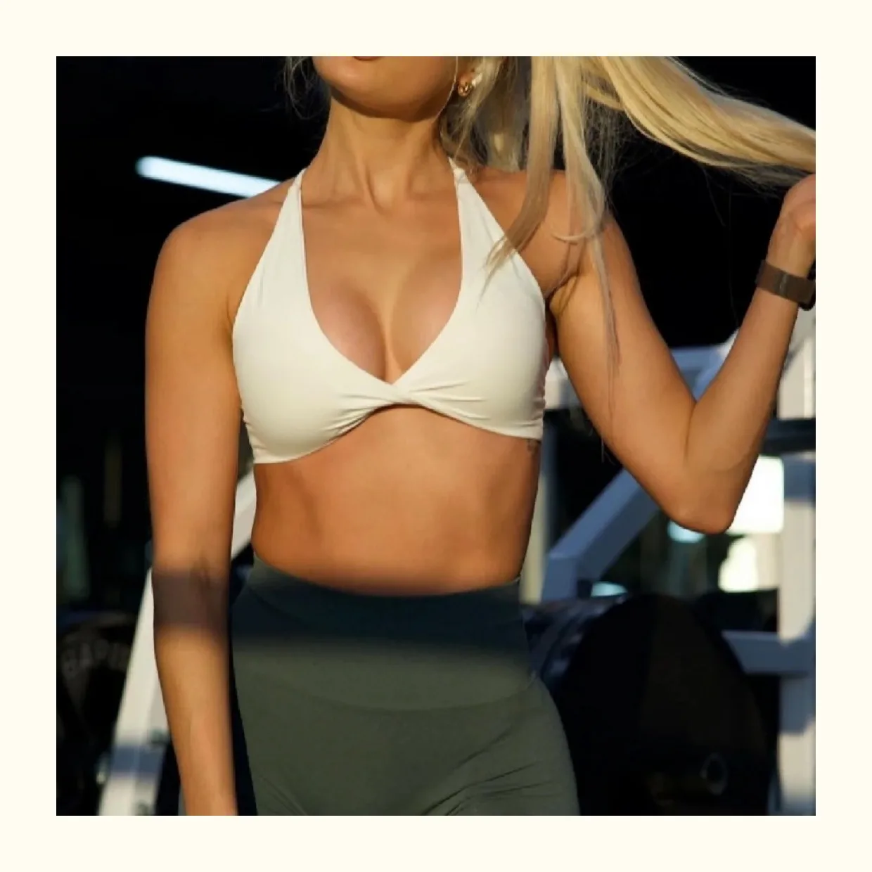 SHINBENE Fitness Padded Front Twist Sports Bras for Women Yoga Crop Tank Top Back Cross Workout Gym Bra SHINBENE Fitness Padded Front Twist Sports Bras for Women Yoga Crop Tank Top Back Cross Workout Gym Bra