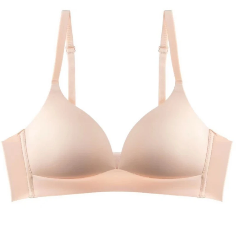 2Pcs/Set Seamless Bras For Women Glossy Underwear 3/4 Cup Push Up Bra Non-wire Bralette Japanese Female Sexy Lingerie S-XXL 2Pcs/Set Seamless Bras For Women Glossy Underwear 3/4 Cup Push Up Bra Non-wire Bralette Japanese Female Sexy Lingerie S-XXL