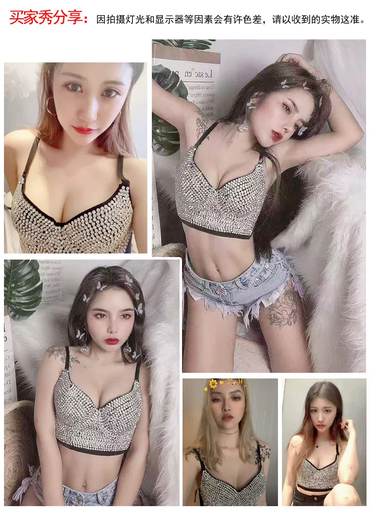 Women Bra Sexy Handmade Rhinestone Corset Party Clothes Lady Push Up Bra Woman Tops Clothing Gothic Shaper Vintage Bra Underwear Women Bra Sexy Handmade Rhinestone Corset Party Clothes Lady Push Up Bra Woman Tops Clothing Gothic Shaper Vintage Bra Underwear