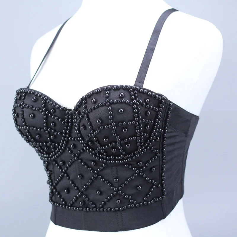 Women Bra Sexy Handmade Rhinestone Corset Party Clothes Lady Push Up Bra Woman Tops Clothing Gothic Shaper Vintage Bra Underwear Women Bra Sexy Handmade Rhinestone Corset Party Clothes Lady Push Up Bra Woman Tops Clothing Gothic Shaper Vintage Bra Underwear