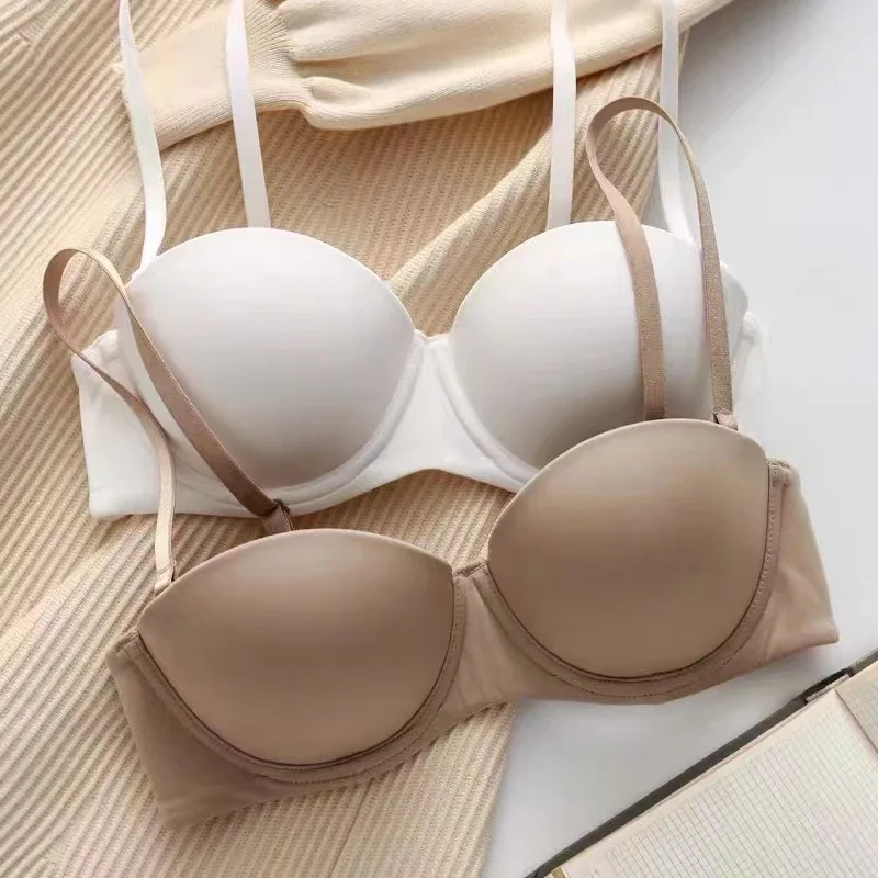 Seamless Bras For Women Underwear Push Up Bra 1/2 Cup Bralette Comfort Soft Invisible Brassiere Non-wire Simple Sexy Lingerie Seamless Bras For Women Underwear Push Up Bra 1/2 Cup Bralette Comfort Soft Invisible Brassiere Non-wire Simple Sexy Lingerie