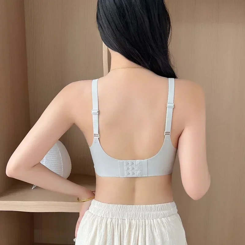 Seamless Underwear For Women With Small Breasts, Push-up, No Rims, Soft Support Sports Bra, Large Breasts, Small And Thin Seamless Underwear For Women With Small Breasts, Push-up, No Rims, Soft Support Sports Bra, Large Breasts, Small And Thin