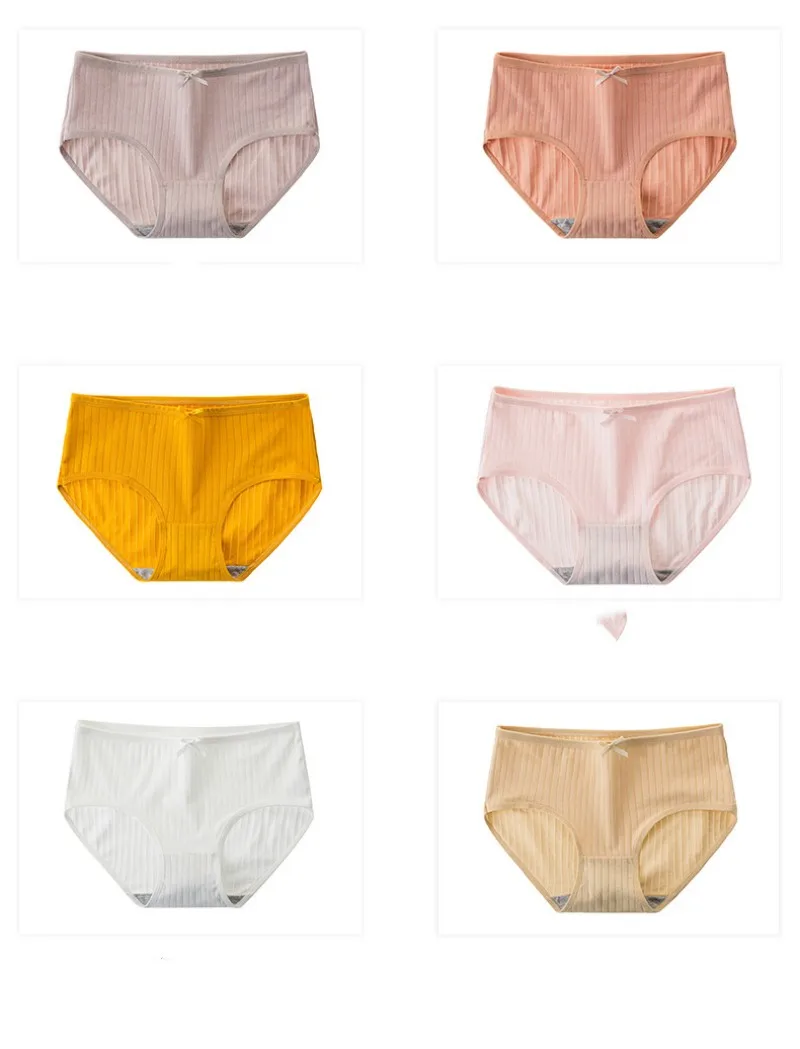 7Pcs/Set Low Waist Cotton Panties for Women Sexy Lingerie Solid Color Low Rise Briefs Female Underwear Comfort Intimates 7Pcs/Set Low Waist Cotton Panties for Women Sexy Lingerie Solid Color Low Rise Briefs Female Underwear Comfort Intimates