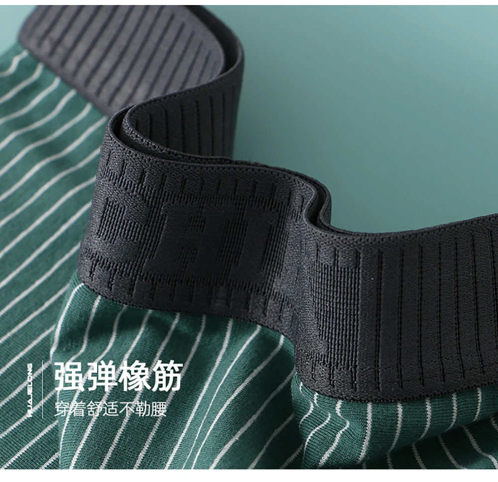 3PCS/Pack 100% Cotton Soft Panties Woman Trendy Striped Female Underwear Summer Breathable High Elastic Mid-rise Waist Boyshort 3PCS/Pack 100% Cotton Soft Panties Woman Trendy Striped Female Underwear Summer Breathable High Elastic Mid-rise Waist Boyshort