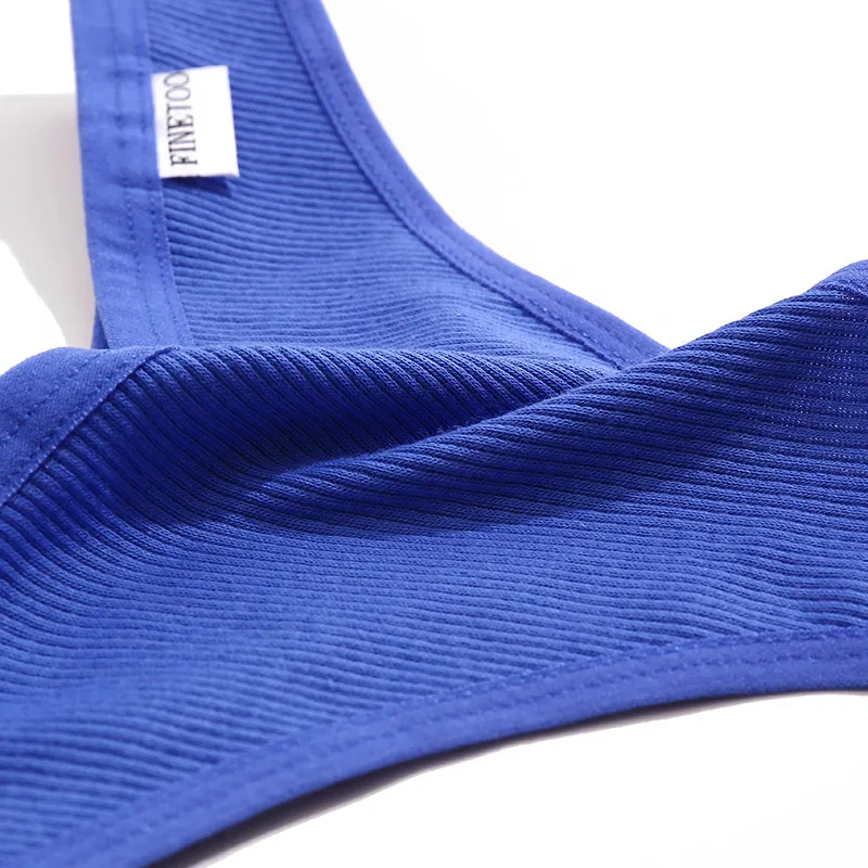 4PCS/Set Cotton V-Waist G-String Women Panties Comfort Underwear Sexy T-Back Thongs For Female Intimates Lingerie FINETOO Panty 4PCS/Set Cotton V-Waist G-String Women Panties Comfort Underwear Sexy T-Back Thongs For Female Intimates Lingerie FINETOO Panty