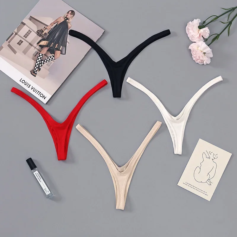 Women New Style Women Secret Clothes Deep V Thong Breathable Sexy Low Waist Brazilian Underwear Soft Thin Straps Women's Panties Women New Style Women Secret Clothes Deep V Thong Breathable Sexy Low Waist Brazilian Underwear Soft Thin Straps Women's Panties