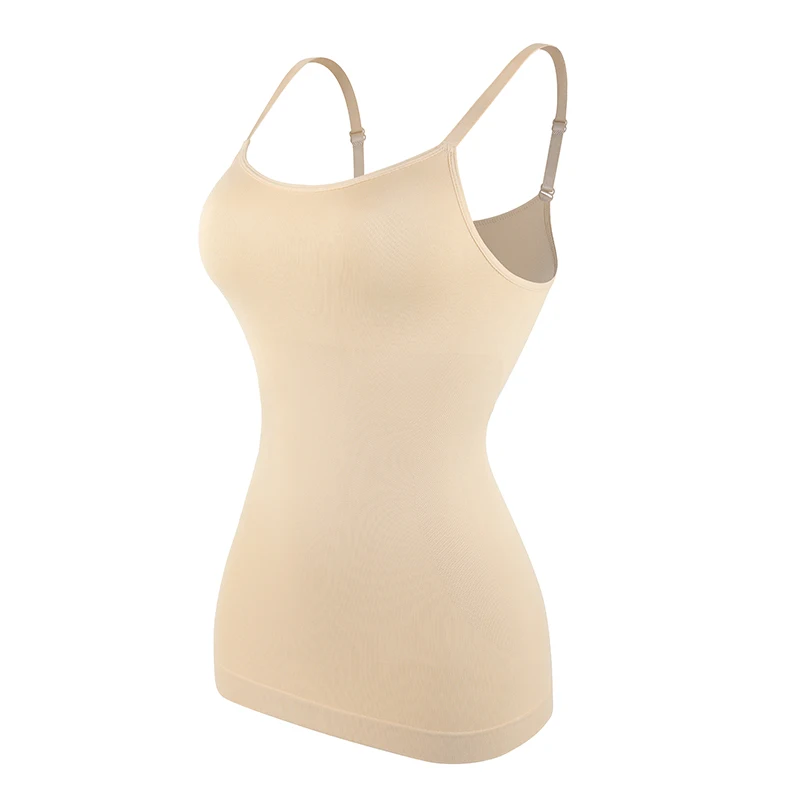 Seamless Camisole Vest Shapewear Bodysuit for Women Tummy Control Butt Lifting Body Shaper Smooth Invisible Slimming Underwear Seamless Camisole Vest Shapewear Bodysuit for Women Tummy Control Butt Lifting Body Shaper Smooth Invisible Slimming Underwear
