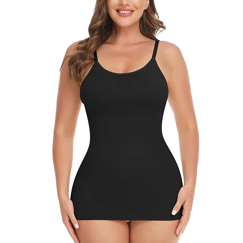 Seamless Camisole Vest Shapewear Bodysuit for Women Tummy Control Butt Lifting Body Shaper Smooth Invisible Slimming Underwear Seamless Camisole Vest Shapewear Bodysuit for Women Tummy Control Butt Lifting Body Shaper Smooth Invisible Slimming Underwear