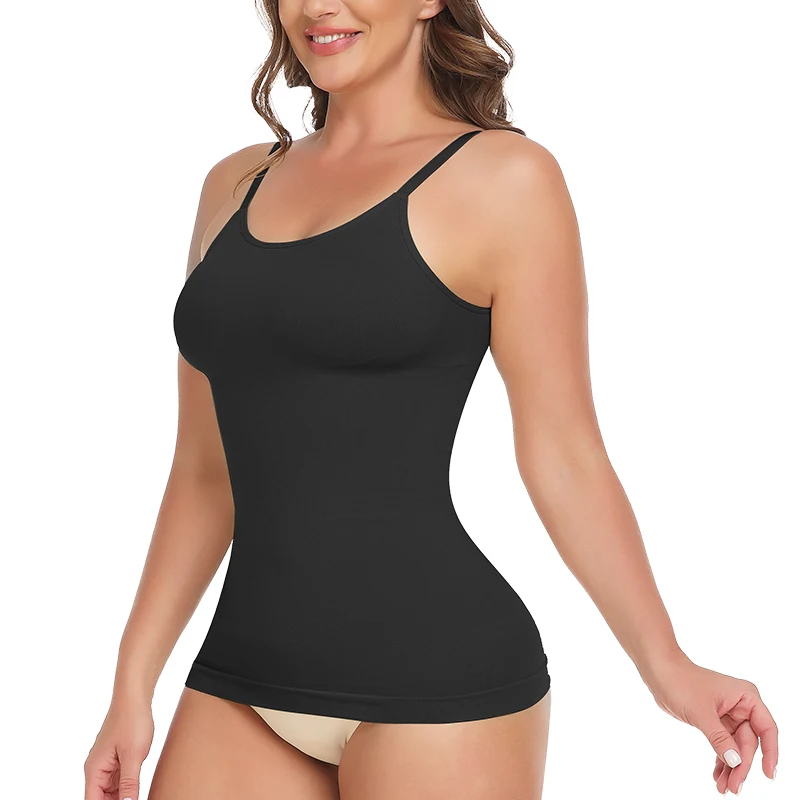Seamless Camisole Vest Shapewear Bodysuit for Women Tummy Control Butt Lifting Body Shaper Smooth Invisible Slimming Underwear Seamless Camisole Vest Shapewear Bodysuit for Women Tummy Control Butt Lifting Body Shaper Smooth Invisible Slimming Underwear