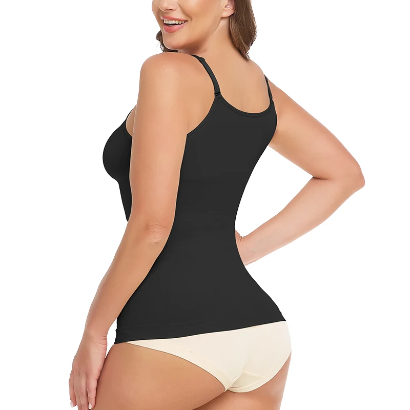 Seamless Camisole Vest Shapewear Bodysuit for Women Tummy Control Butt Lifting Body Shaper Smooth Invisible Slimming Underwear Seamless Camisole Vest Shapewear Bodysuit for Women Tummy Control Butt Lifting Body Shaper Smooth Invisible Slimming Underwear