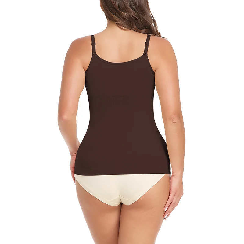 Seamless Camisole Vest Shapewear Bodysuit for Women Tummy Control Butt Lifting Body Shaper Smooth Invisible Slimming Underwear Seamless Camisole Vest Shapewear Bodysuit for Women Tummy Control Butt Lifting Body Shaper Smooth Invisible Slimming Underwear
