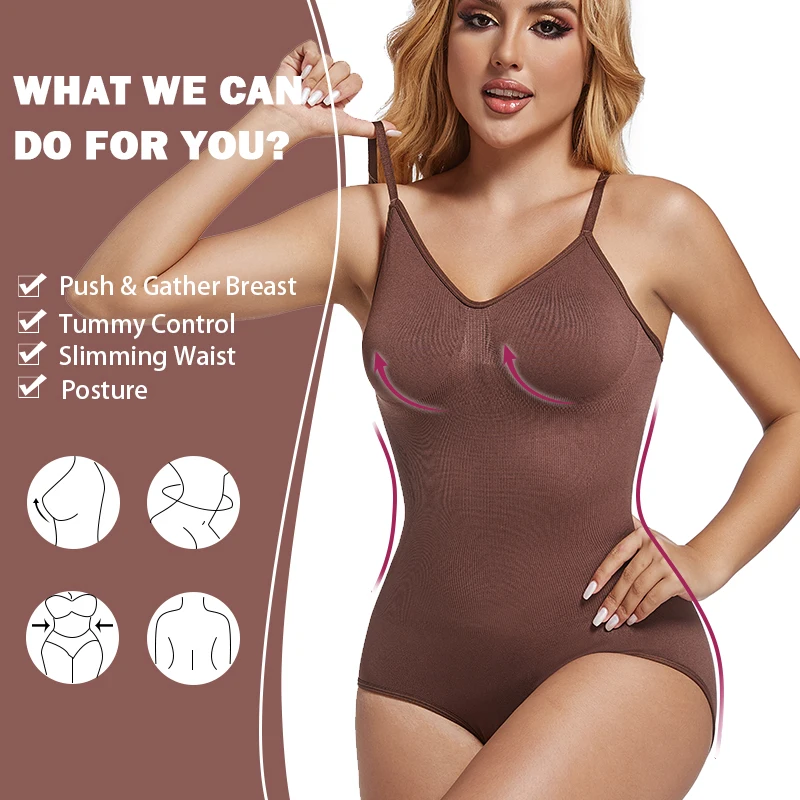 Low Back Bodysuits Shapewear for Women Open Crotch Body Shaper Seamless Tummy Control Push Up Corset Tank Top Backless Underwear Low Back Bodysuits Shapewear for Women Open Crotch Body Shaper Seamless Tummy Control Push Up Corset Tank Top Backless Underwear