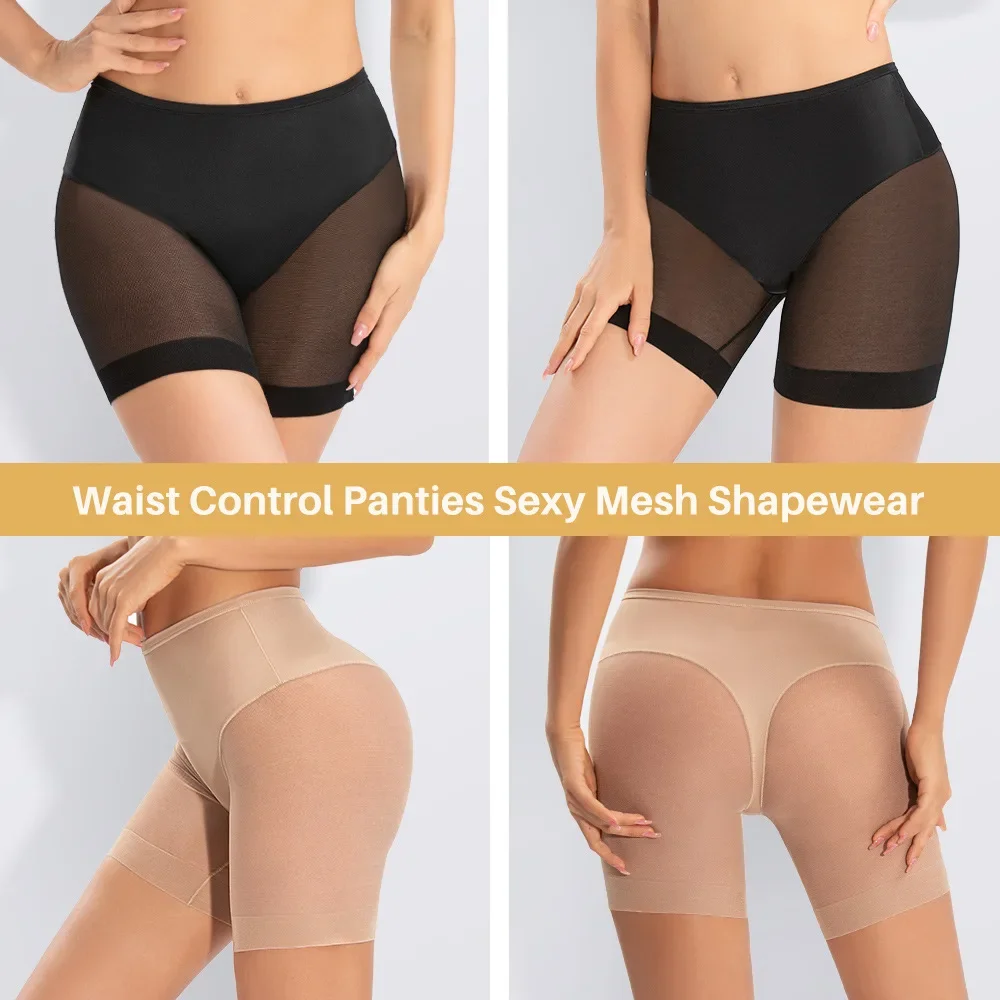 Women Slim Panties High Waist Tummy Pants Mesh Slimming Underwear Shapewear New Female Solid Color Light Body Sculpting Shaper Women Slim Panties High Waist Tummy Pants Mesh Slimming Underwear Shapewear New Female Solid Color Light Body Sculpting Shaper