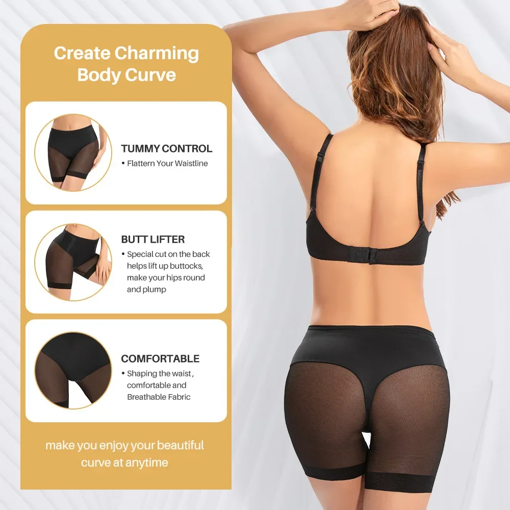 Women Slim Panties High Waist Tummy Pants Mesh Slimming Underwear Shapewear New Female Solid Color Light Body Sculpting Shaper Women Slim Panties High Waist Tummy Pants Mesh Slimming Underwear Shapewear New Female Solid Color Light Body Sculpting Shaper