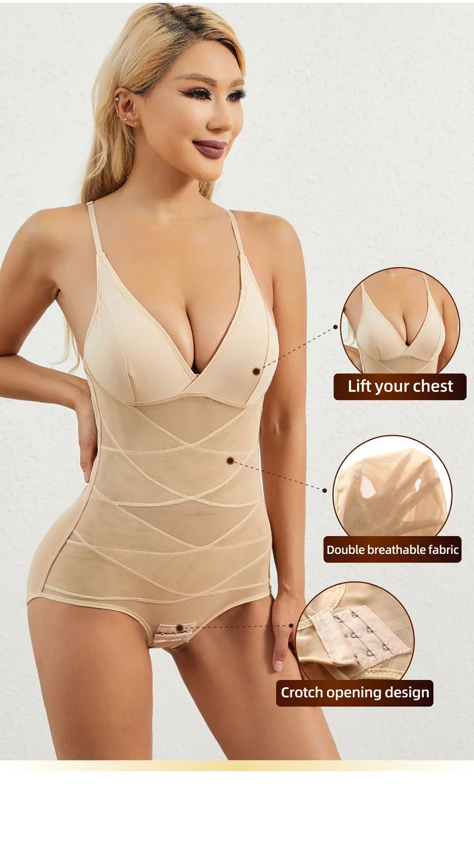 Women Sculpting Bodysuit Cross Compression abs Shaping Briefs Slimming Shapewear Over Bust Deep V Full Body Shaper Tummy Control Women Sculpting Bodysuit Cross Compression abs Shaping Briefs Slimming Shapewear Over Bust Deep V Full Body Shaper Tummy Control